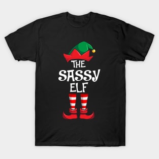 Sassy Elf Matching Family Christmas T-Shirt